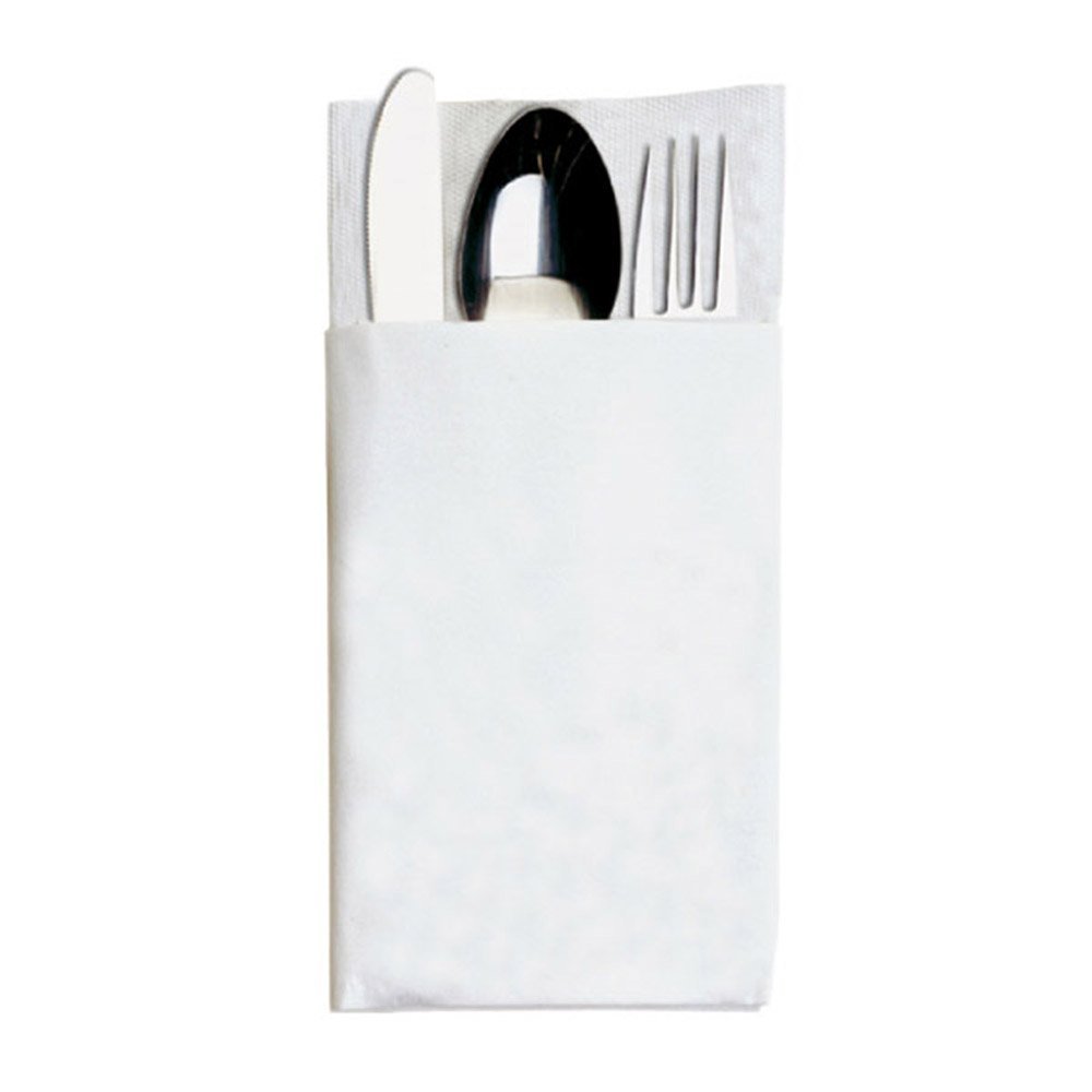 Serviette Kangourou Blanche Punta Punta - 40x40cm – Image 2