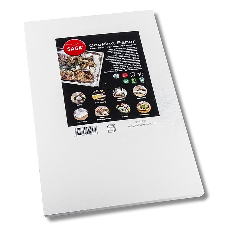 500 Feuilles papier de cuisson sulfurisé professionnel - SAGA
