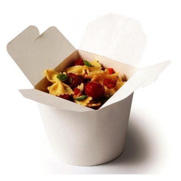 Pot a Pâtes carton blanc - 50 unites