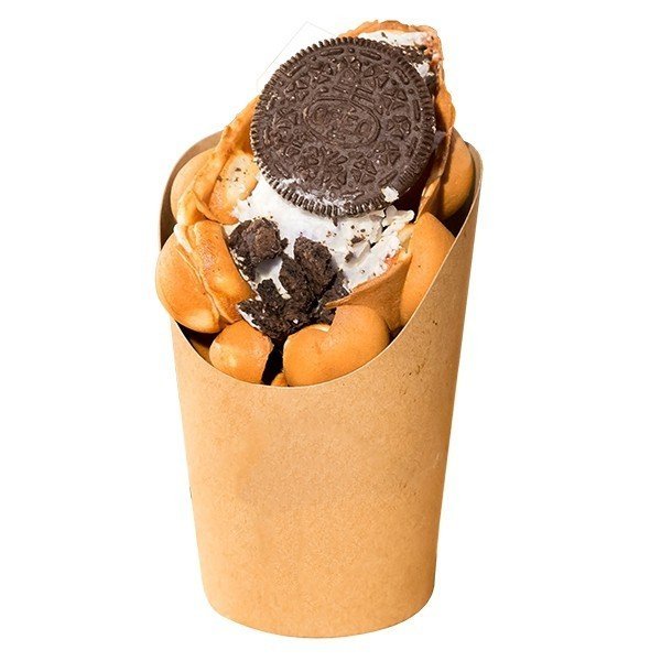 Gobelet à Frites ouvert en Kraft Biodegradable 12oz/350ml - par 50 unites – Image 2